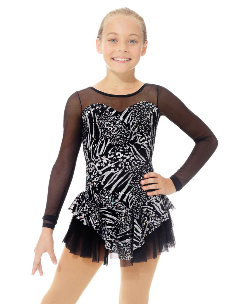 668_skating_dresses_black_silver_glitter_sparkle_figure_skate_twirling